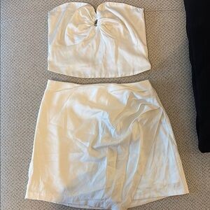White skort set